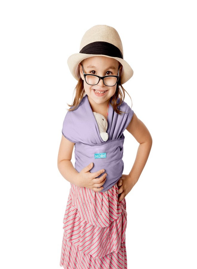 Moby Wrap Classic Mini Baby Wrap Carrier in Amethyst - Image 2